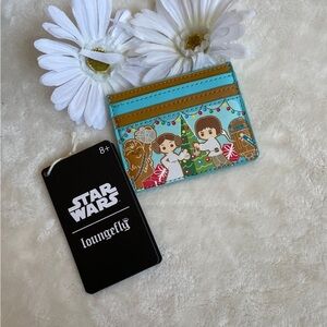 New Loungefly Star Wars Gingerbread House Cardholder